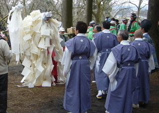 【写真】加茂神社梵天祭